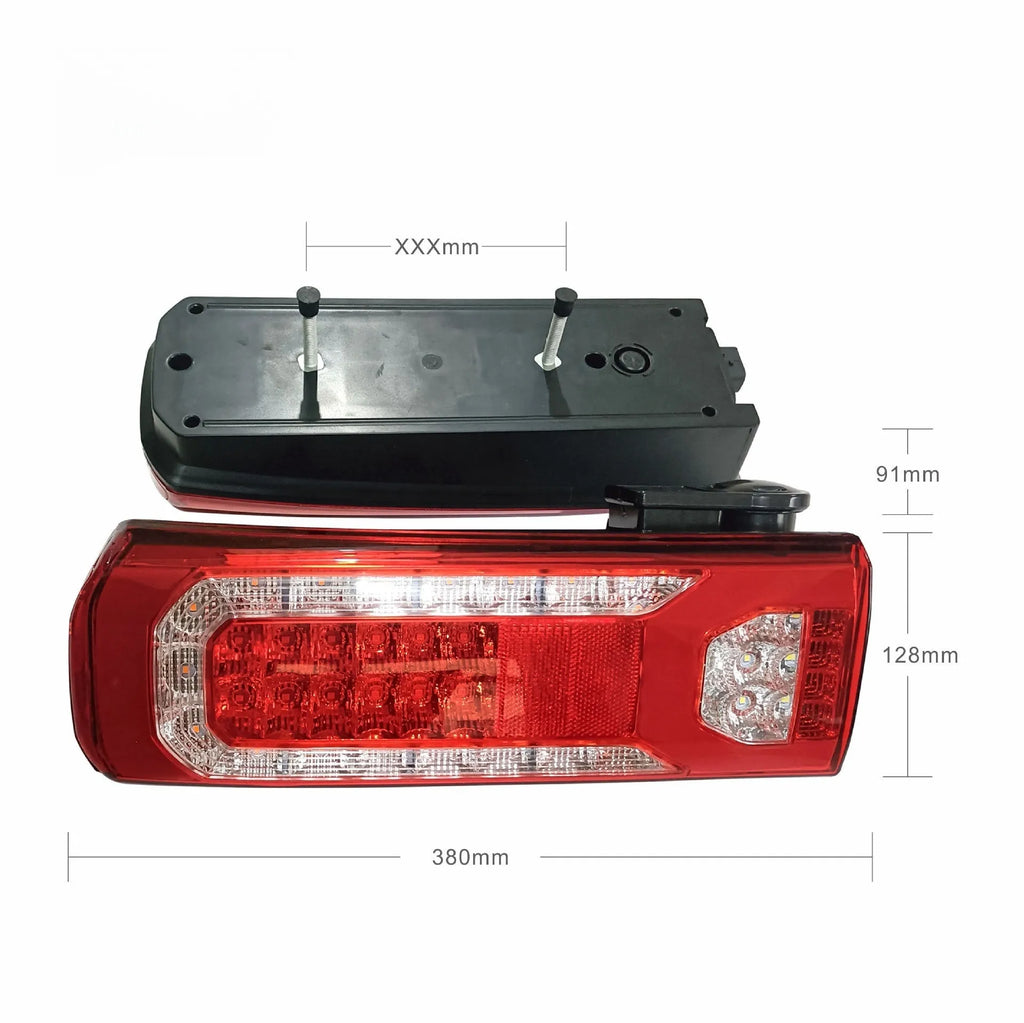 Mercedes-Benz MP4 MP5 truck LED rear tail light assembly with white reverse lamp