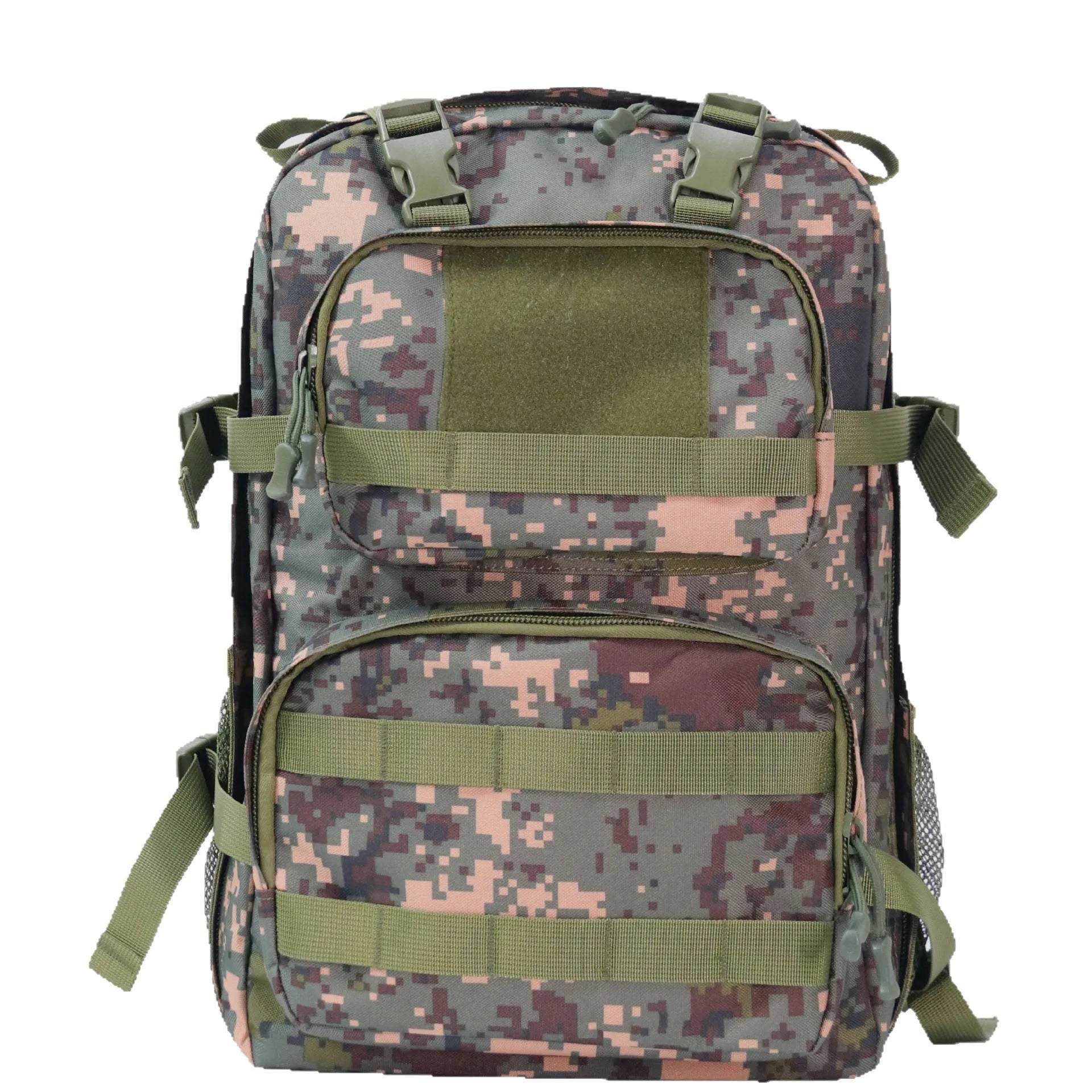 Camouflage waterproof outdoor rucksack with 20L capacity and air pillow belt system