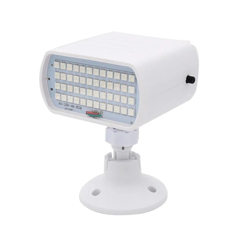 Sound control 48 LED strobe light unit with compact design for stage and club lighting
