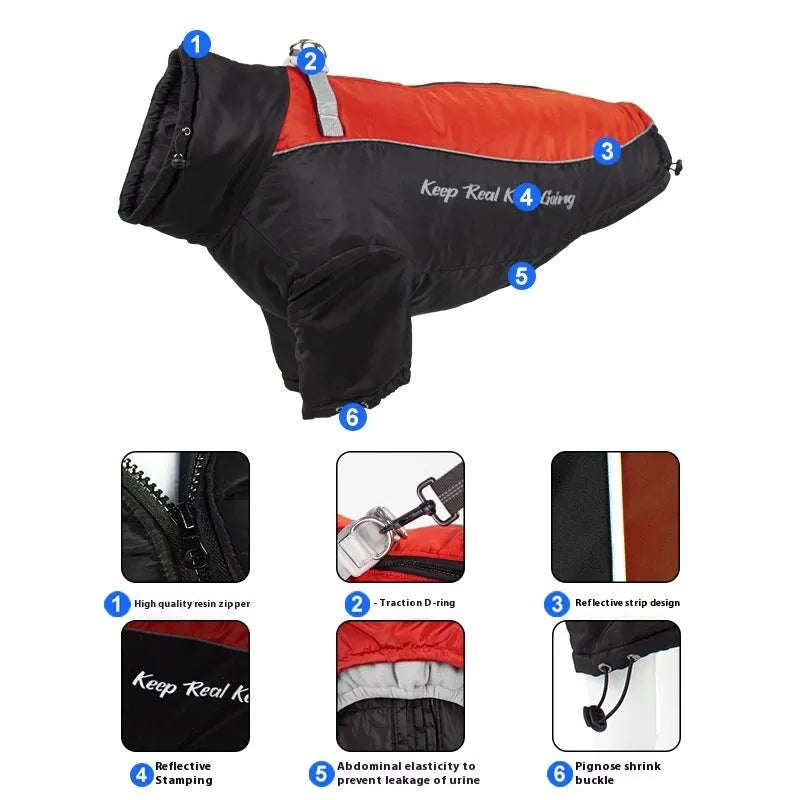 Polar fleece liner dog jacket with separate liner in multiple colour options and sizes