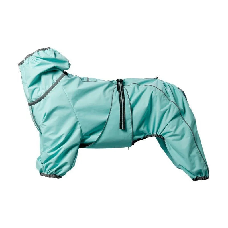 Thickened cotton-padded dog shell jacket in sports style design available in multiple sizes and colours