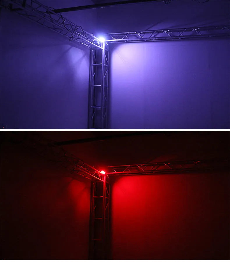 Sound control 48 LED strobe light unit with compact design for stage and club lighting