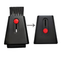 Retractable computer cleaning brush with ABS PP wool bristles for electronics air outlet dusting