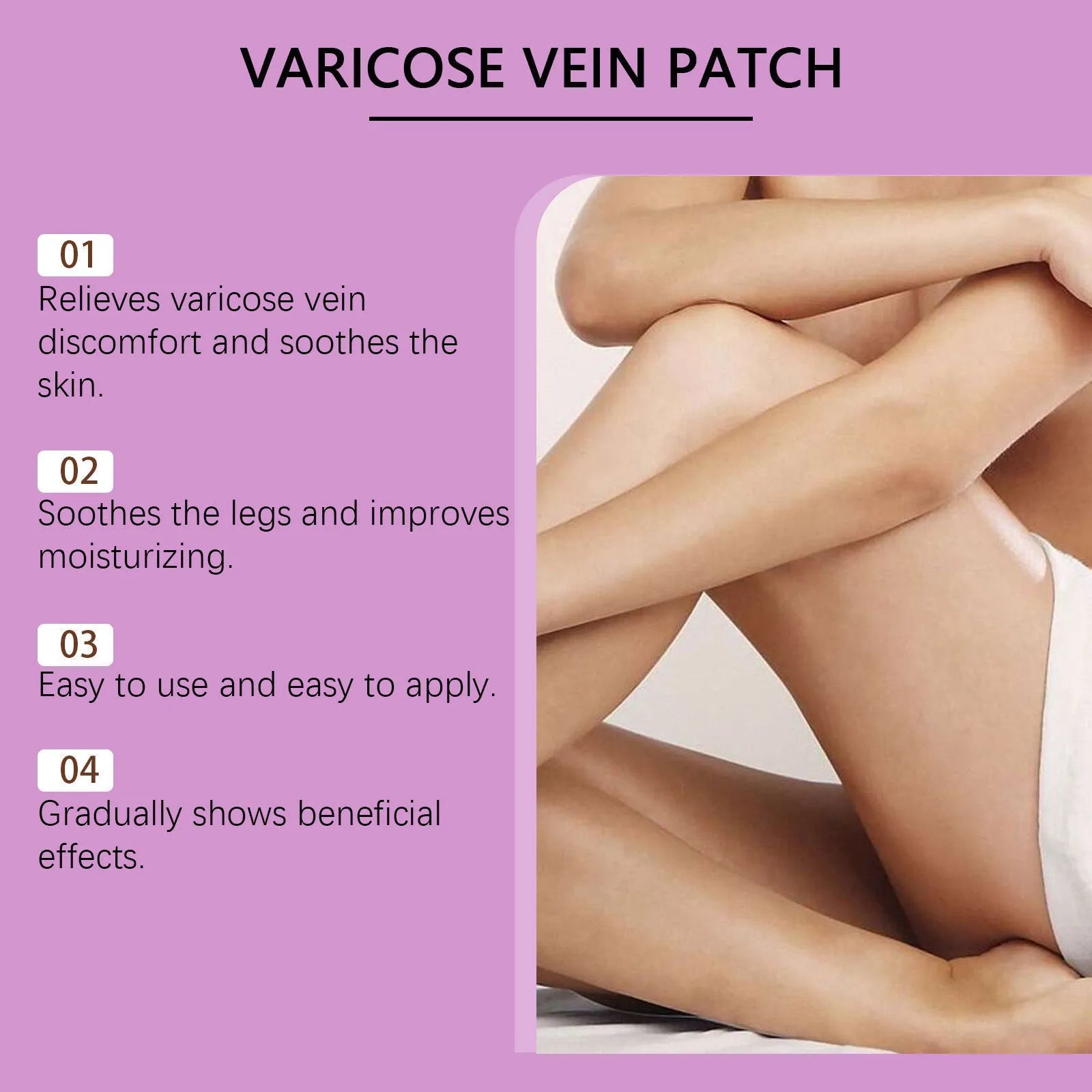 Four micro needle patches for targeted skincare treatment with botanical extracts