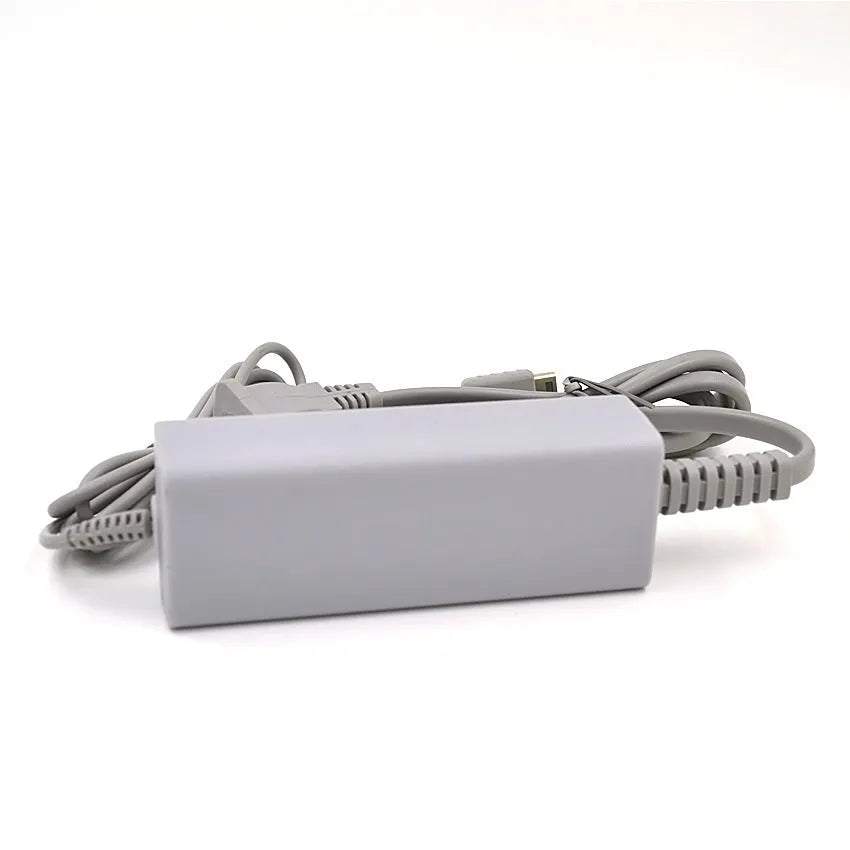 Wii U tablet power supply charger with ABS casing, 15.8 cm length, black