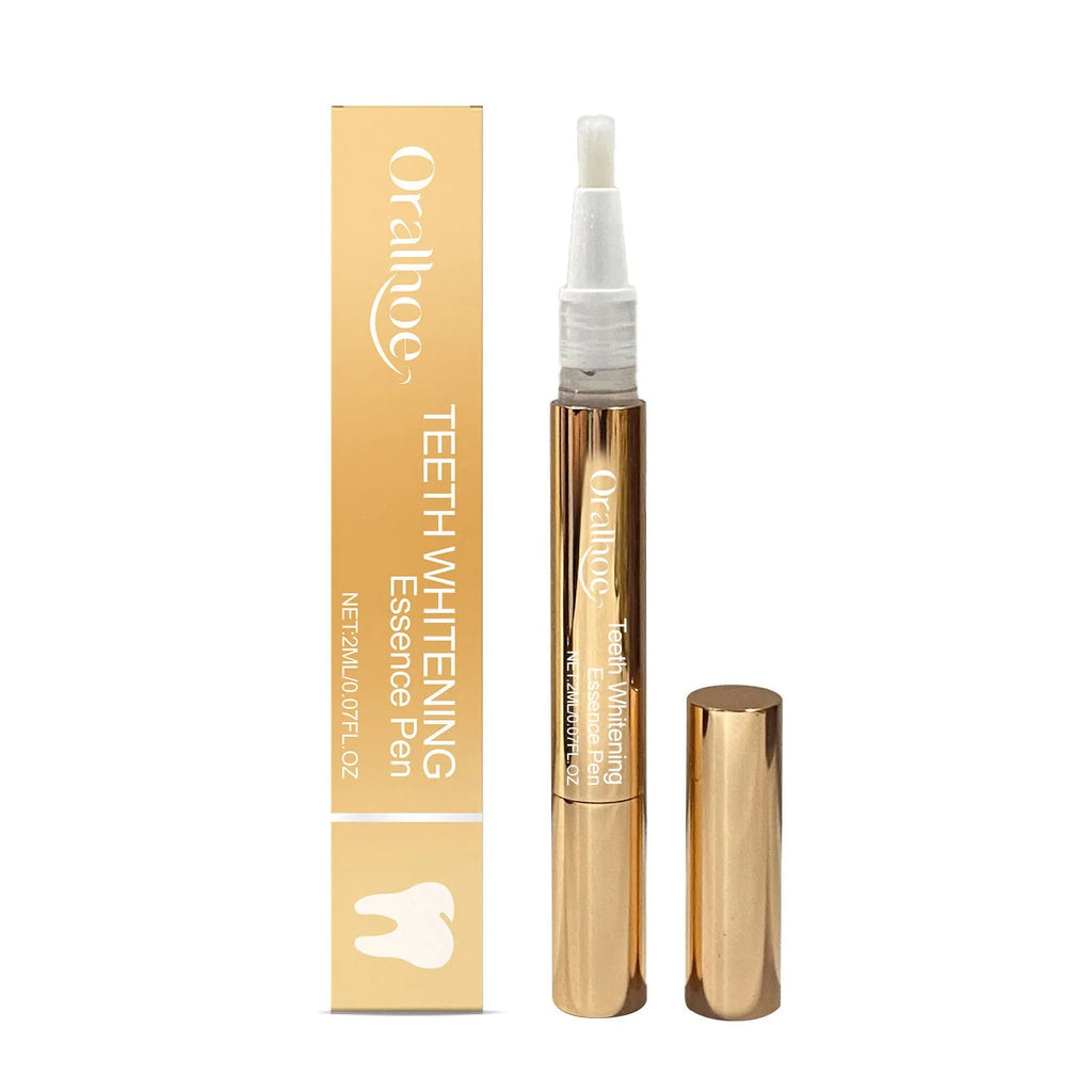 Portable 2ml oral care pen for teeth stain brightening with hydrogen peroxide formula