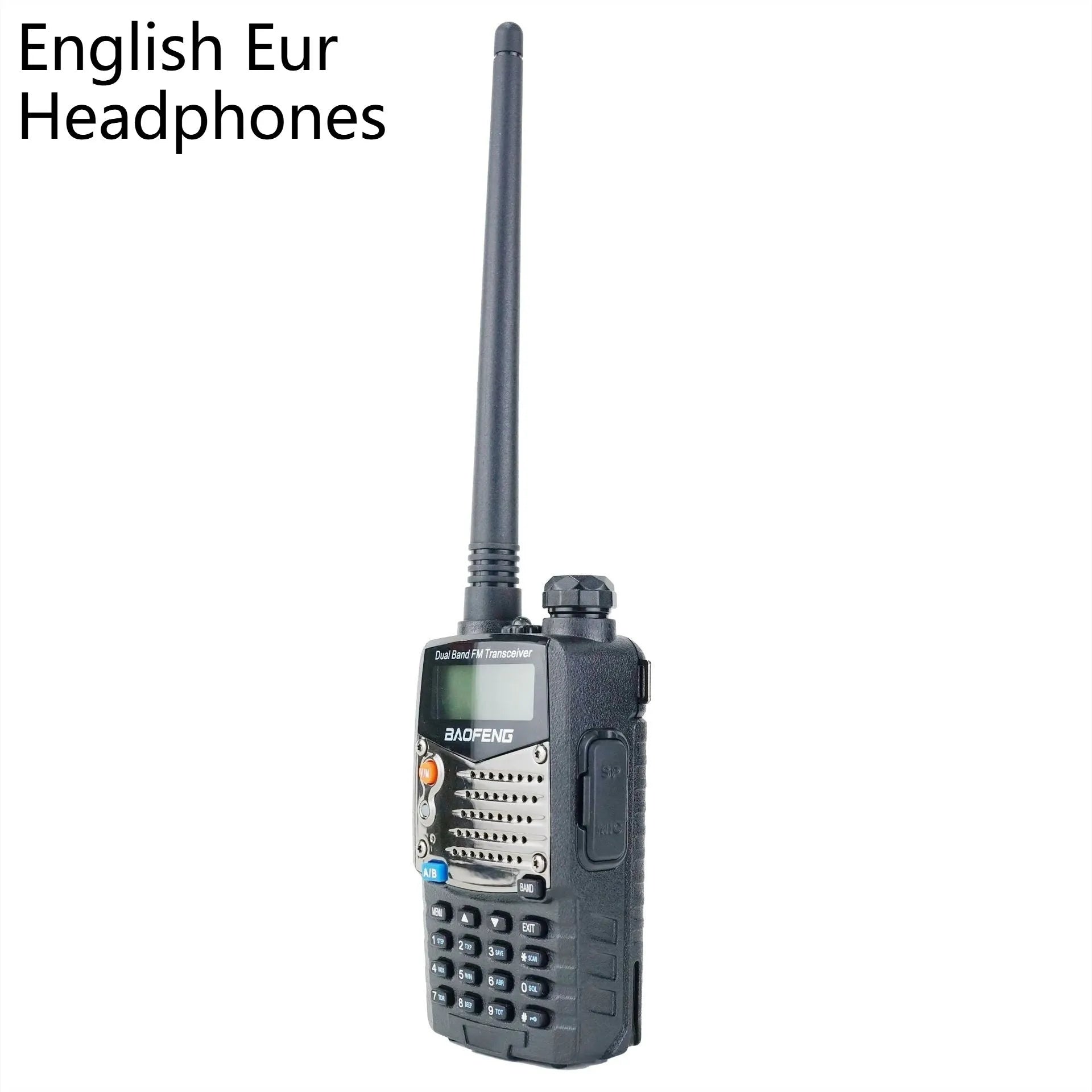 Baofeng UV-5RA dual-band handheld transceiver with dual display and 1800mAh battery