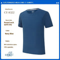 Waterproof oil-proof antifouling quick-drying short sleeve work shirt in straight cut