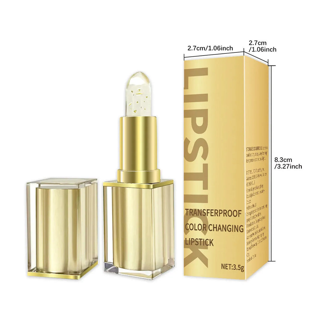 Moisturising temperature-sensitive colour-changing lip balm lipstick style YB1001 in standard size