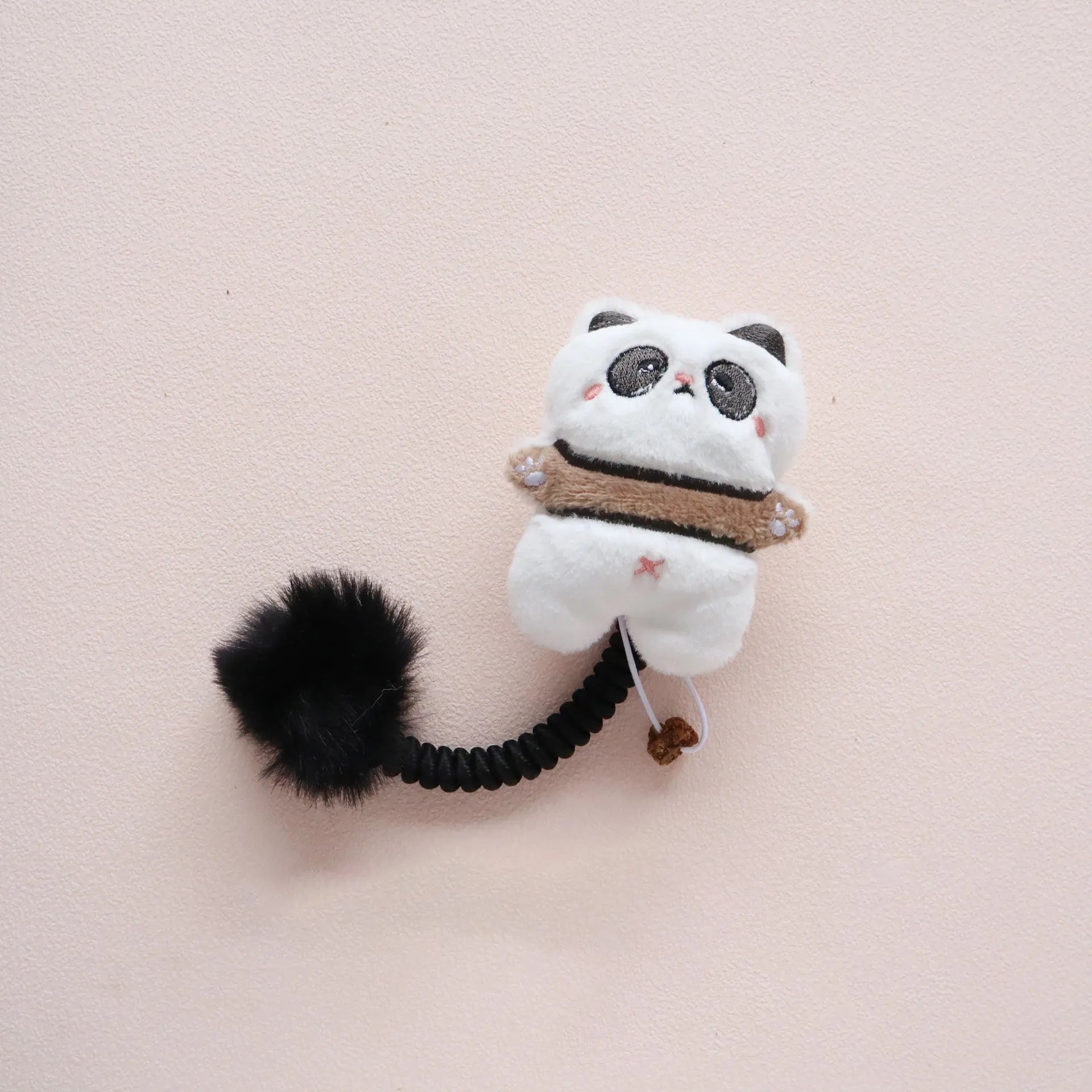 Plush cat toys with silvervine fruit and stretch springs in animal designs including frog, pig, star, rabbit, chicken, and panda
