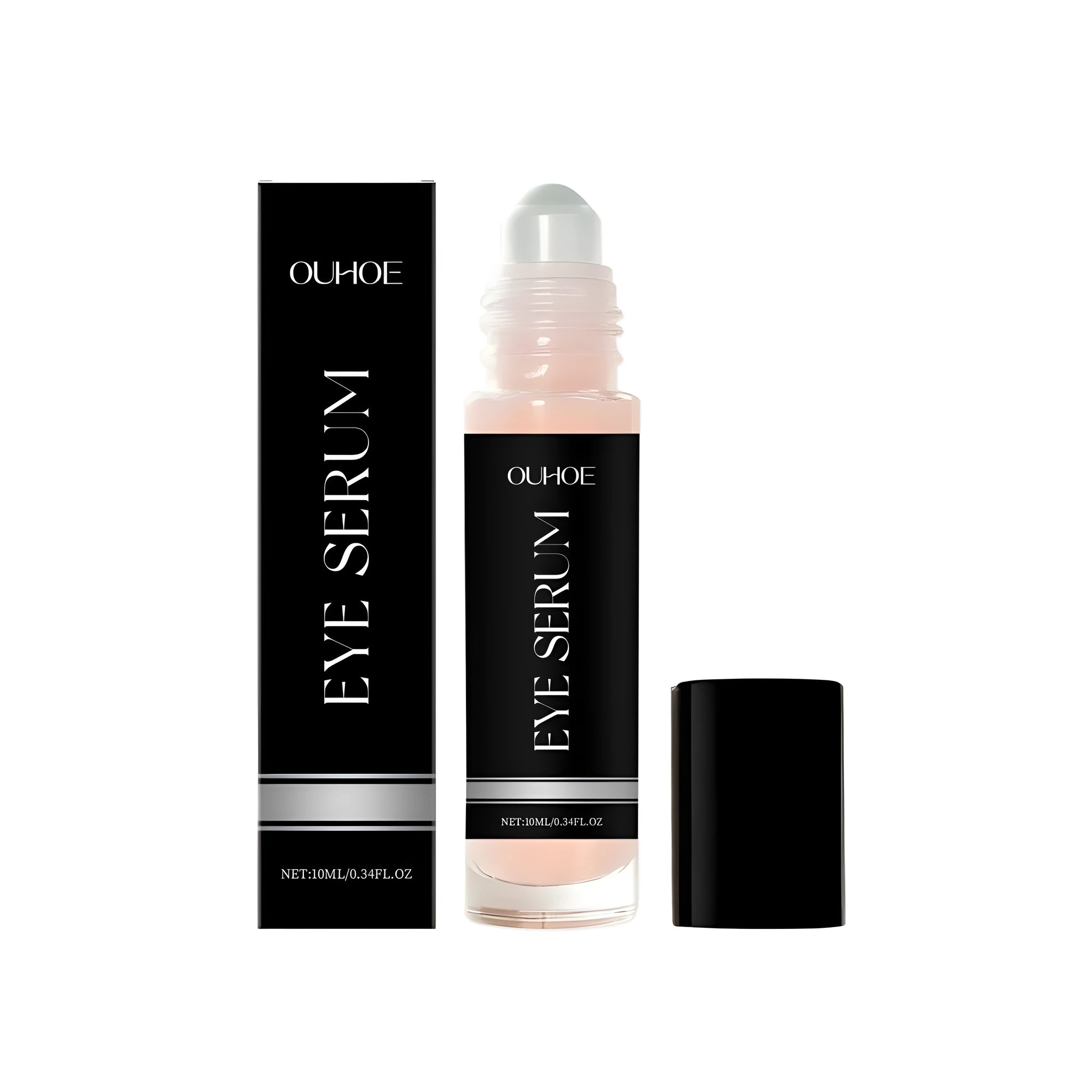 10 ml tube of Radiant Eye Gel moisturising serum with collagen and rose extract