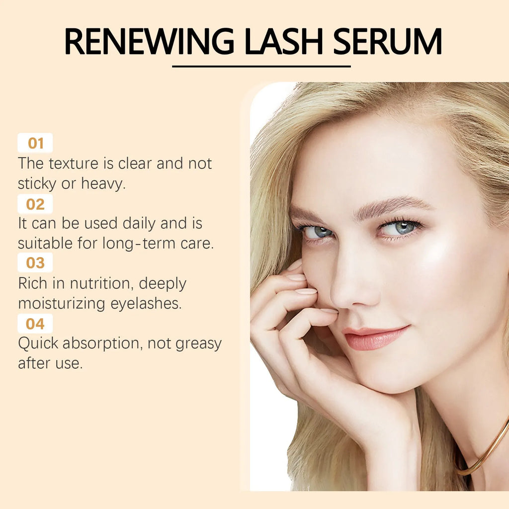 3ml bottle of eyelash nourish liquid with pentapeptide and ginger extract