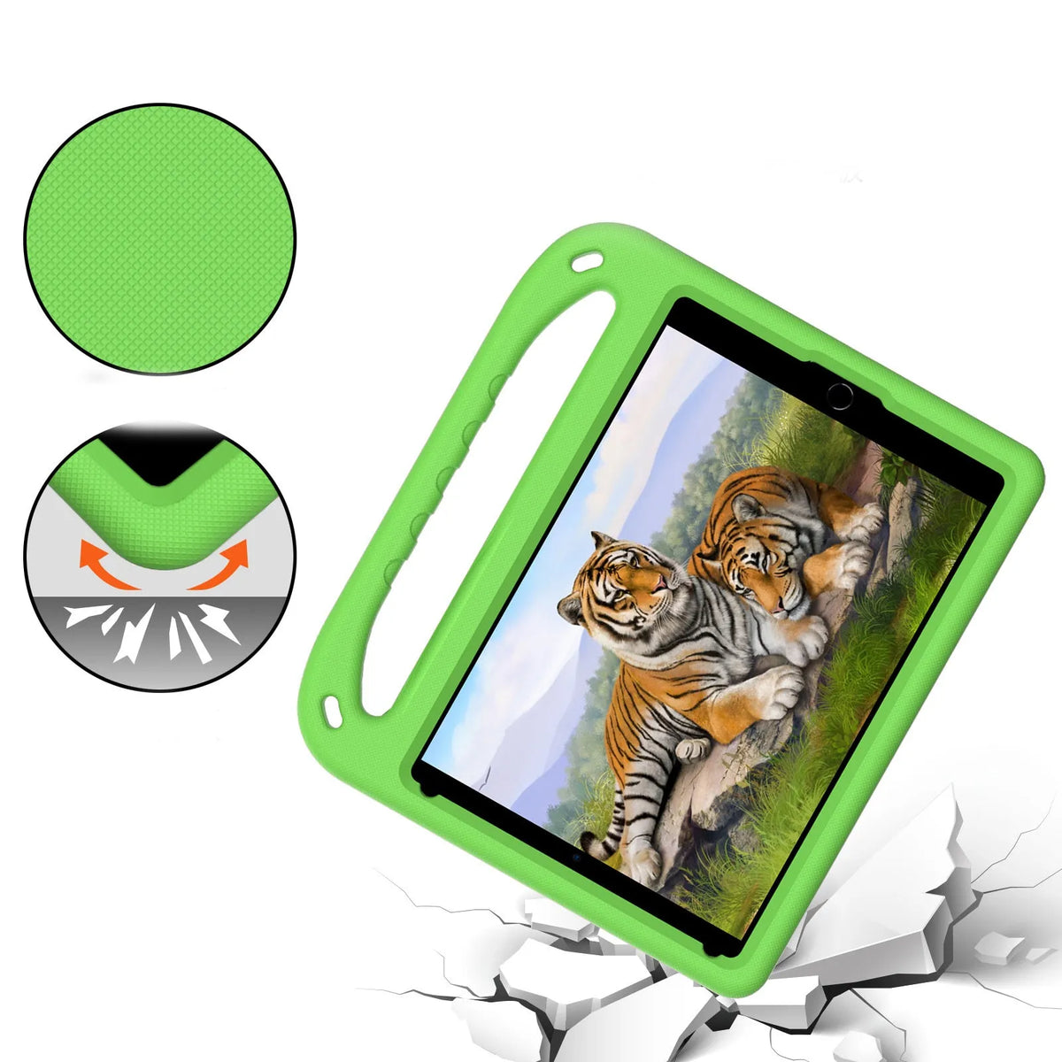 EVA children's tablet protective cover for iPad 10.2, Air 3 and Pro 10.5, border type, 27x24x3cm, six colours