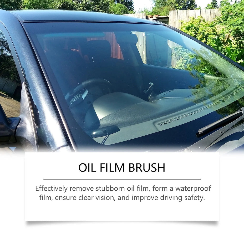 120ml car oil film cleaning brush with purified water and surfactant formula for windscreen glass cleaning