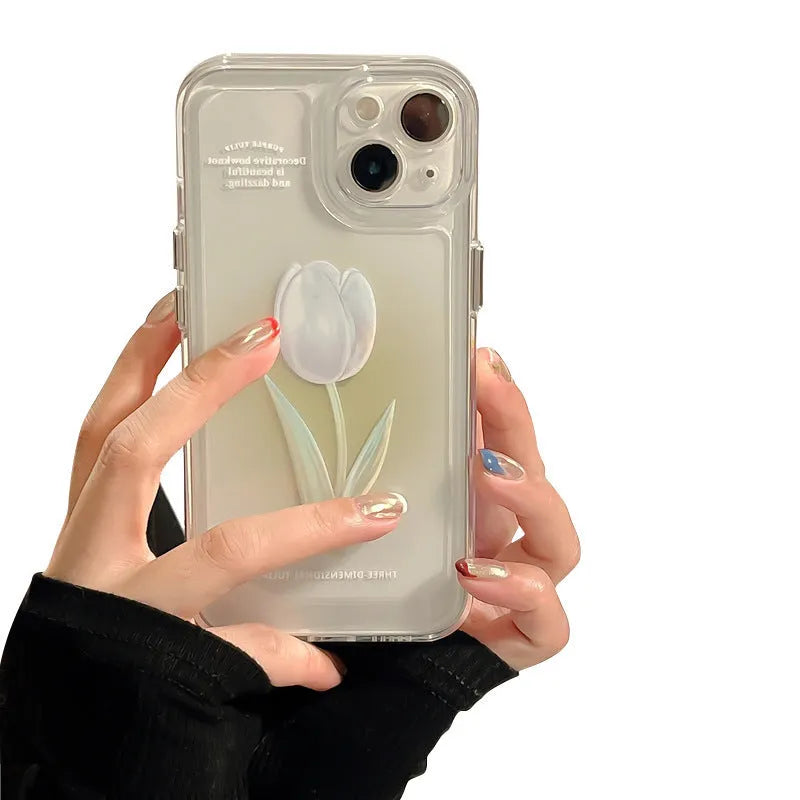 Gradient colour all-inclusive TPU phone case for iPhone models 7 through 15 Pro Max