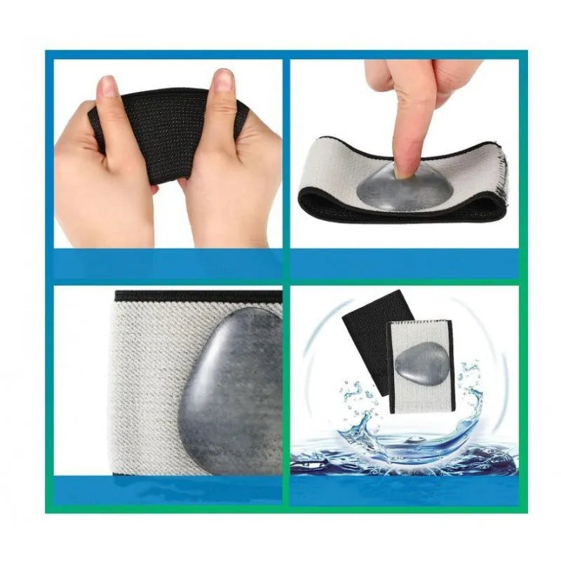 Elastic foot bandage with removable heart pad arch support for men and women