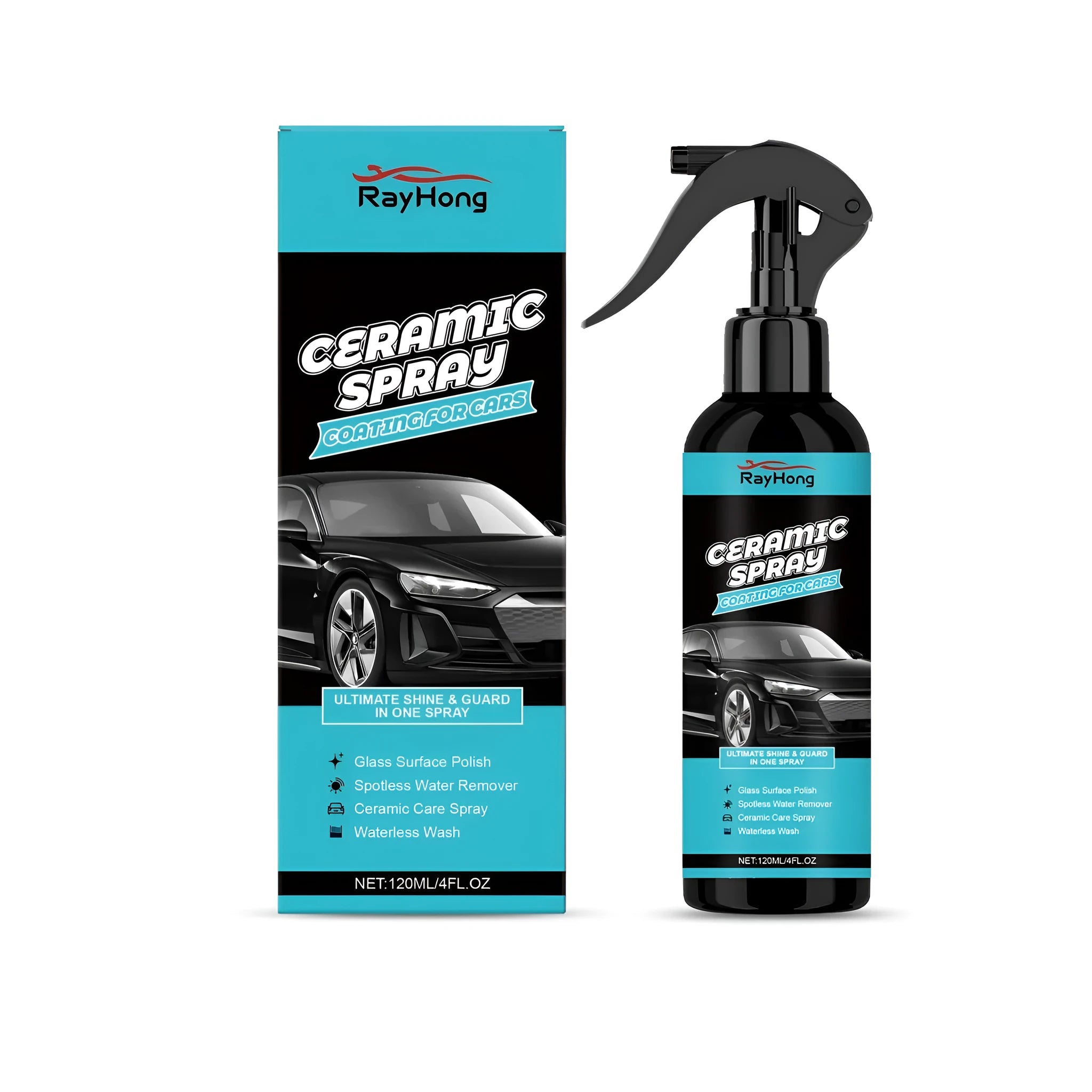 120ml spray bottle of PTFE automobile ceramic coating for car paint protection