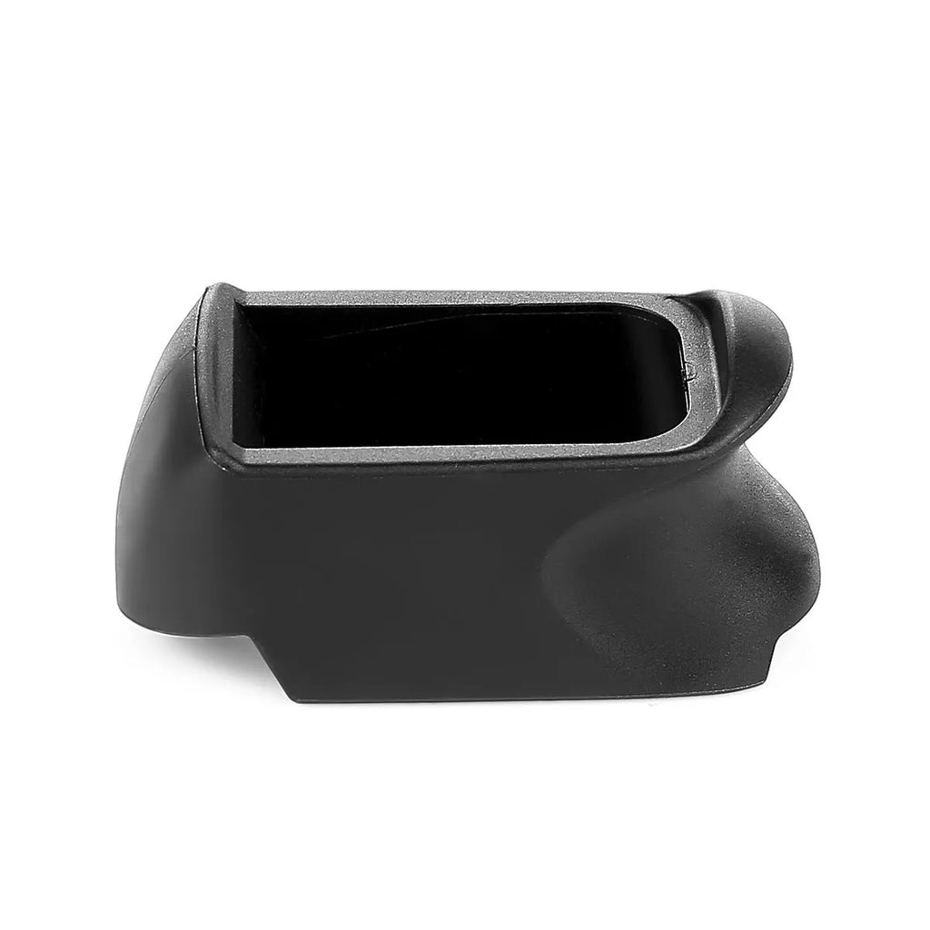 Black nylon X-Grip adapter for G19 magazine in G26 pistol