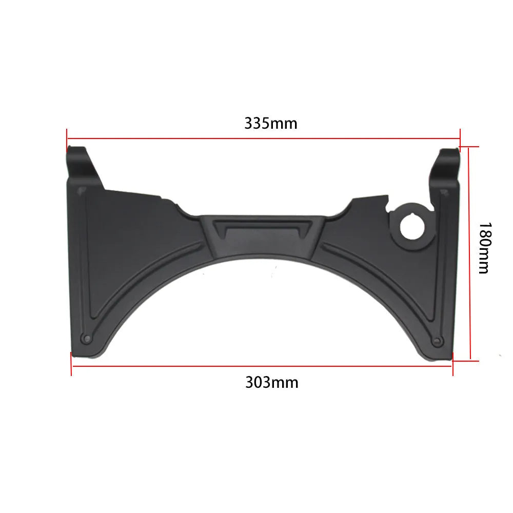 Black motorcycle cockpit fairing modification accessory for BMW R1250GS and R1200GS models