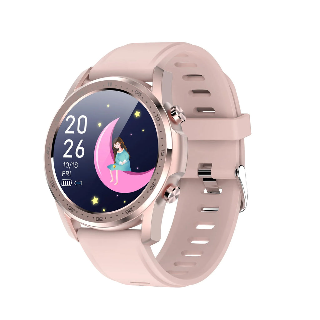 Youth2 Body Temperature Smart Bracelet in zinc alloy with a 1.3-inch screen and wristband.
