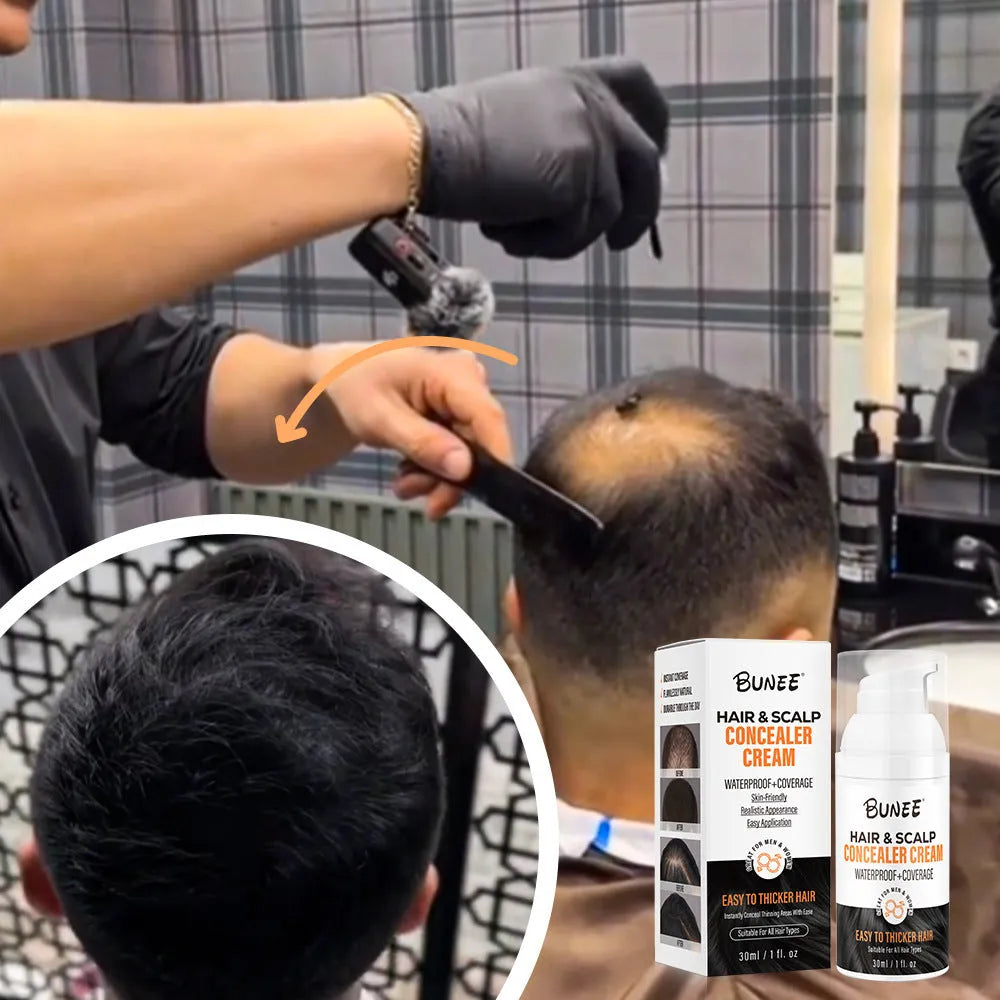 30ml hair thinning scalp concealer pomade container showing dense formula
