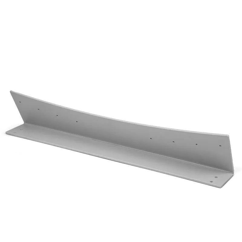 Adjustable golf putter trajectory balance simulator made from white PVC on a green mat.