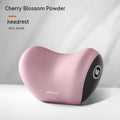 Car headrest and lumbar support pillow set with memory foam filling in five colour options