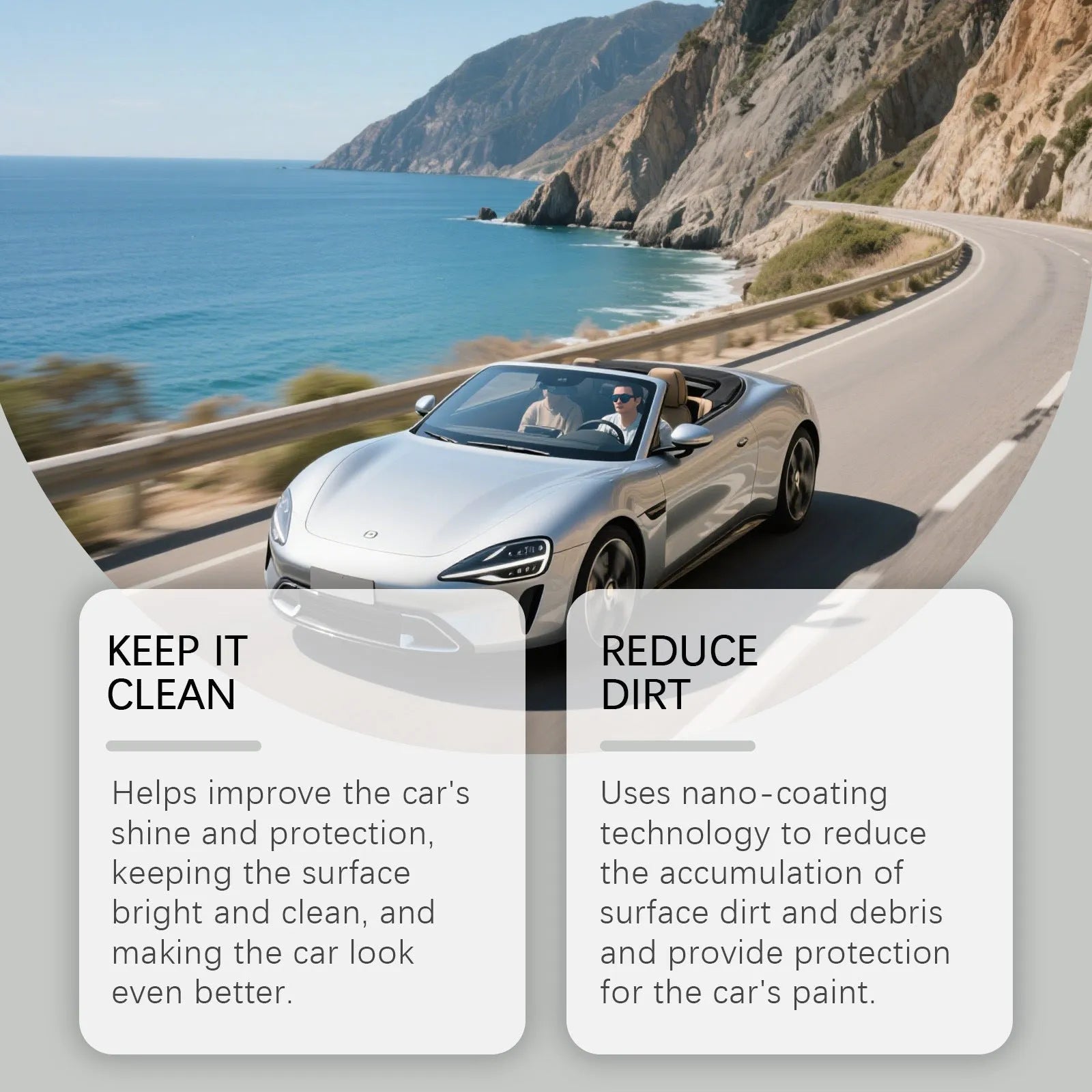 120ml canister of ceramic coating spray for car paint protection and maintenance
