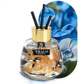 Glass bottle car fragrance ornament with loose incense for vehicle scent control