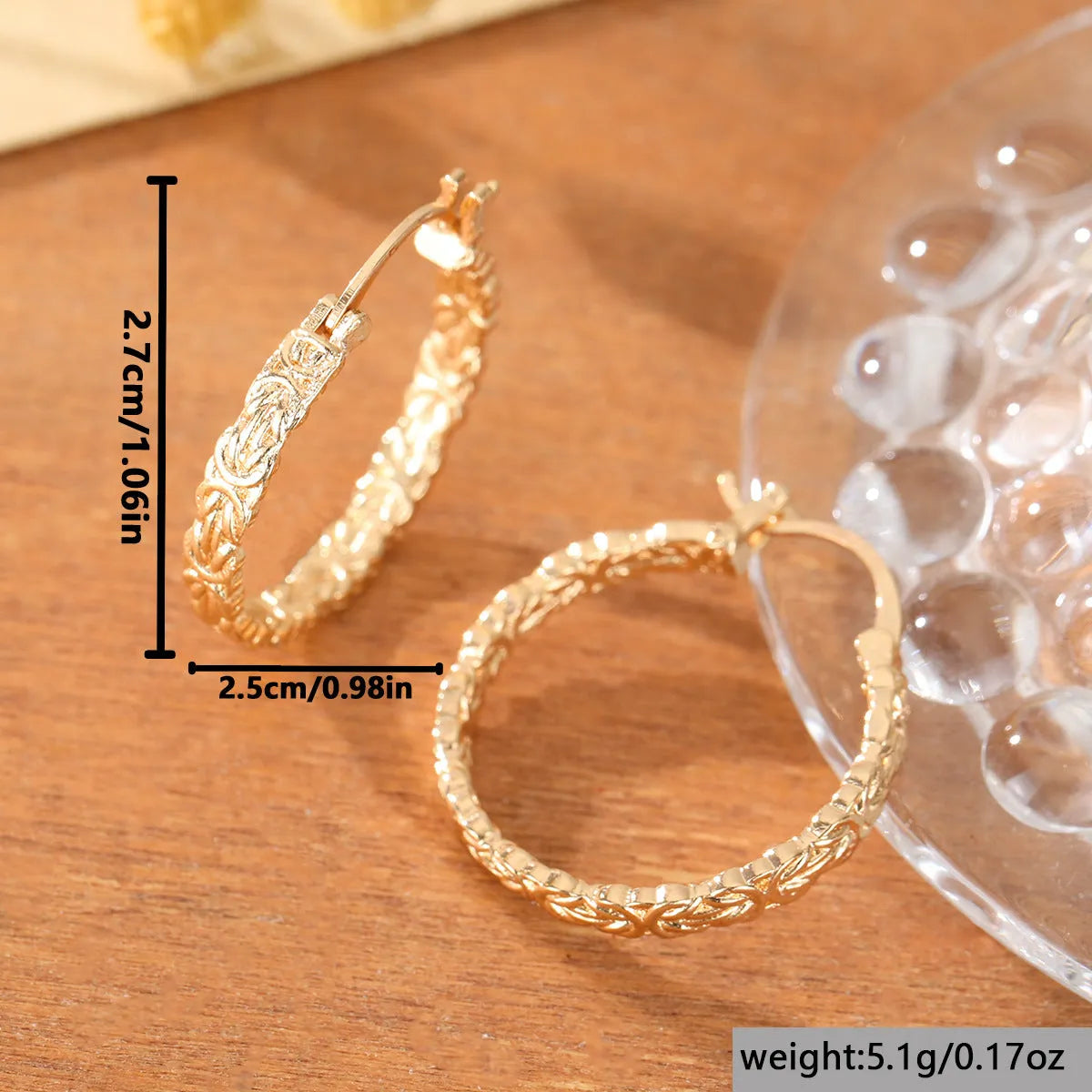 Matte brushed geometric zinc alloy drop earrings for women in picture colour