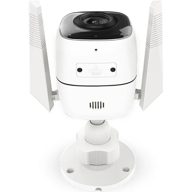 Outdoor security webcam with 1080p HD, infrared night vision and 4mm wide-angle lens