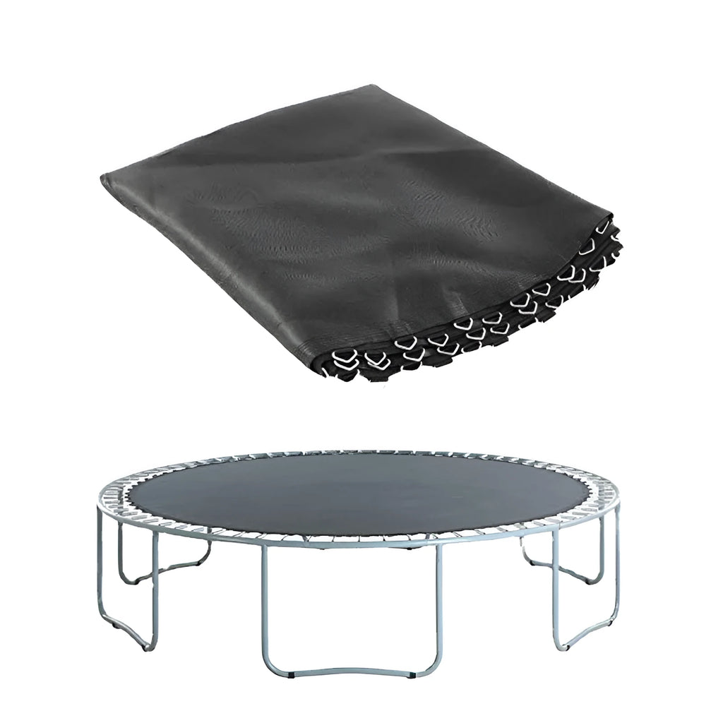 Round elastic trampoline bungee replacement fabric band with buttons for large outdoor indoor trampolines