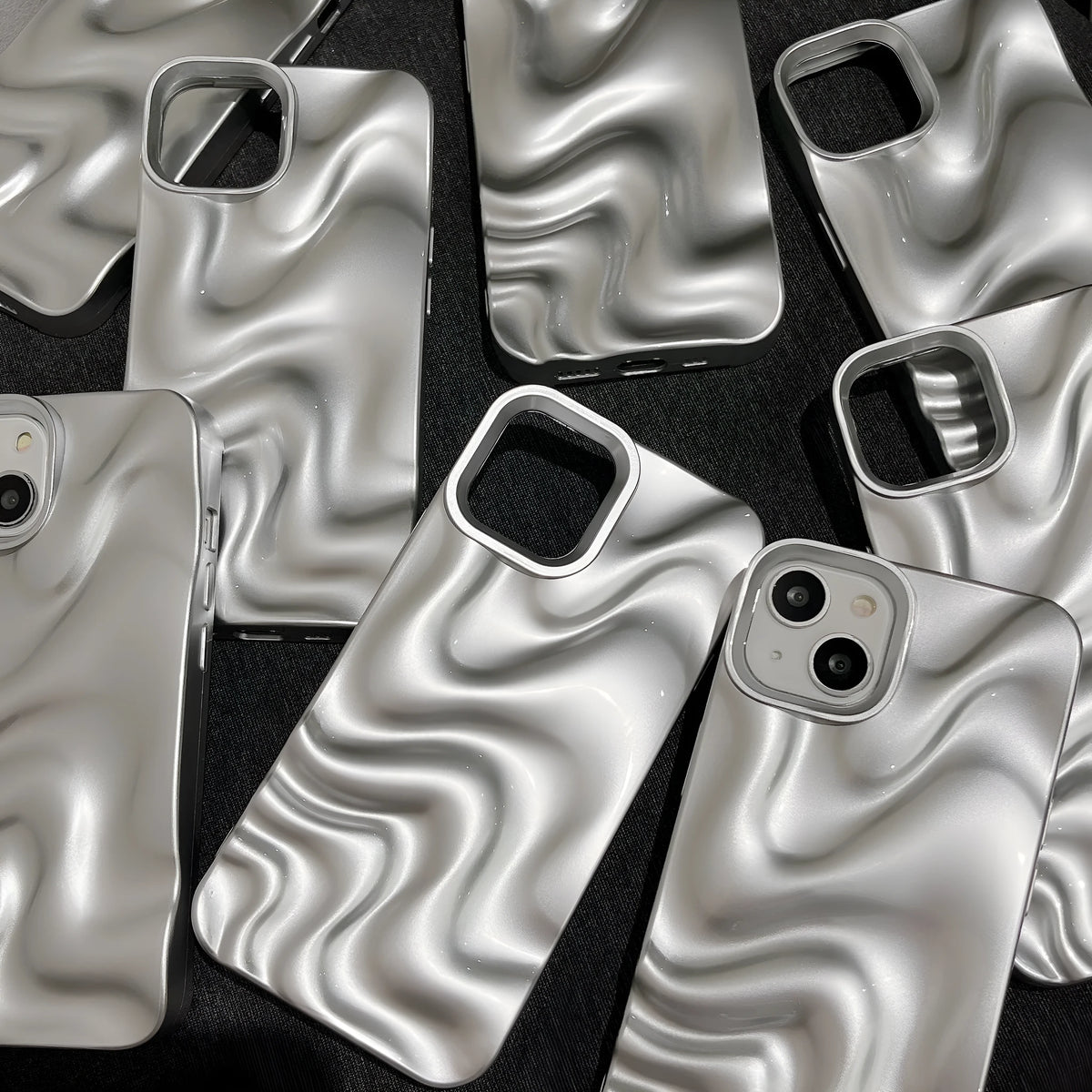 Matte TPU iPhone case with anti-fingerprint back cover in frosted colours