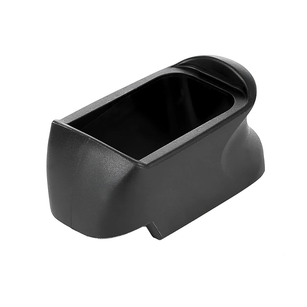 Black nylon X-Grip adapter for G19 magazine in G26 pistol
