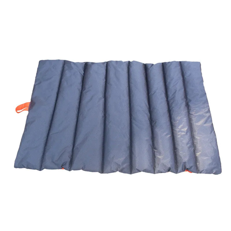 Waterproof folding Oxford fabric mat for dogs and cats packed at 35x25 cm in black color