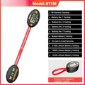 BT138 digital display battery detector with magnetic backing on a table