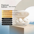 Sleep Headset TWS Wireless Bluetooth Sports Binaural In-Ear Earphones in Night Black on a white background