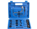 Automatic transmission oil refuelling machine pump tool kit with multiple connectors