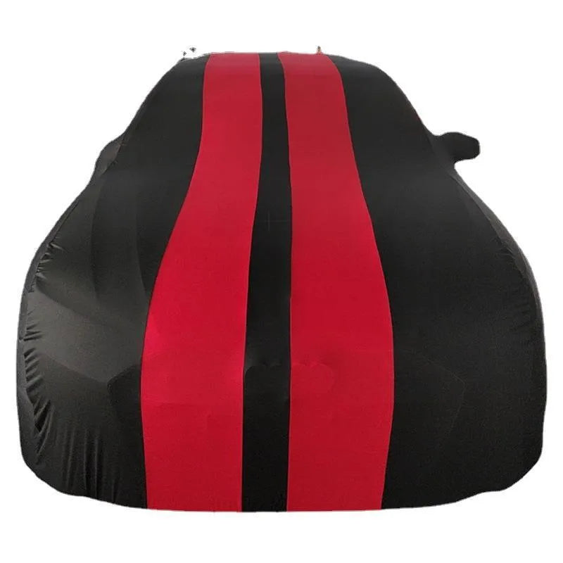 Ford Mustang car cover with elastic hem in choice of six colours including red and light grey