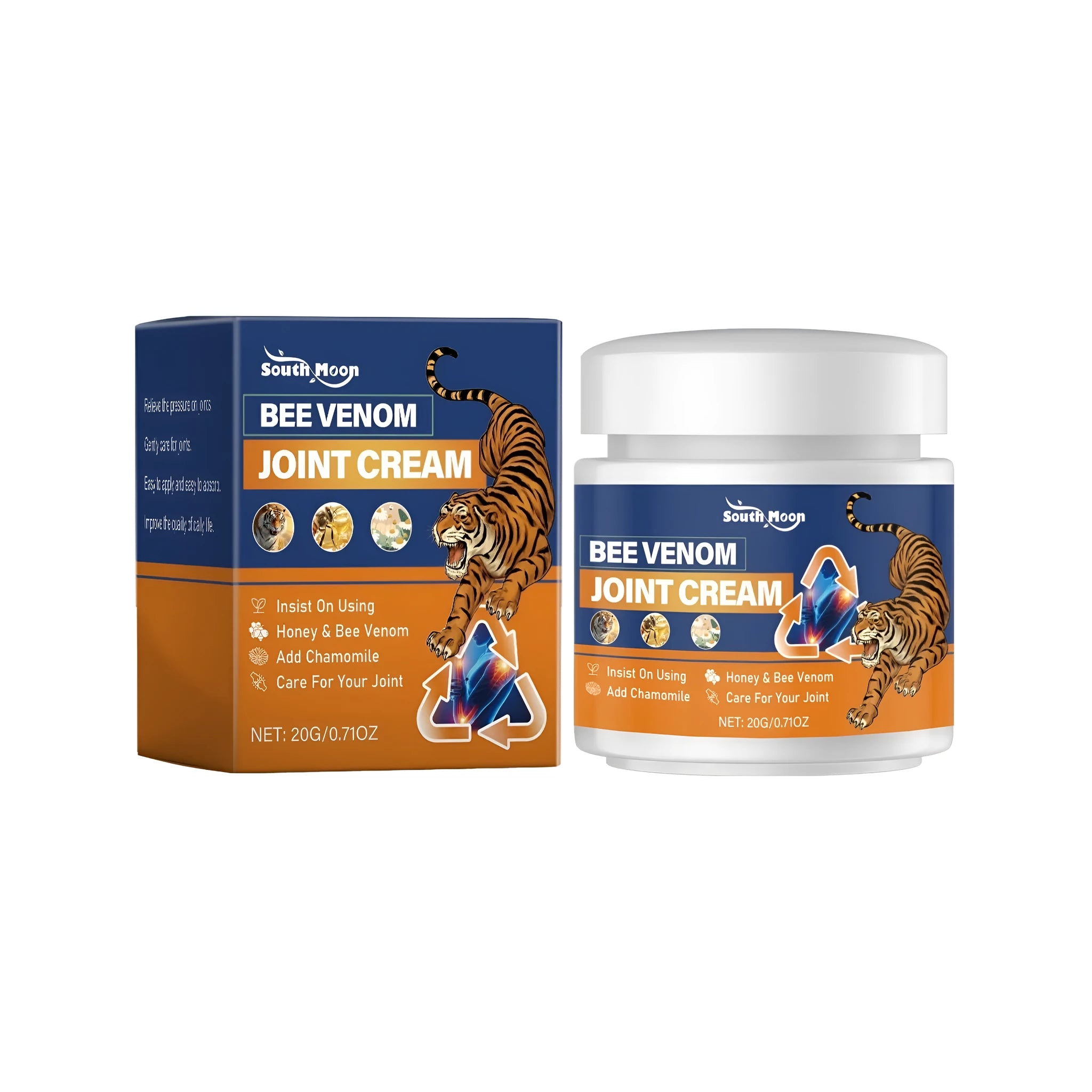 20g tube of joint repair cream with bee venom and chamomile formula