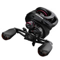 Drip wheel fishing reel with rocking wheel mechanism for left or right hand use