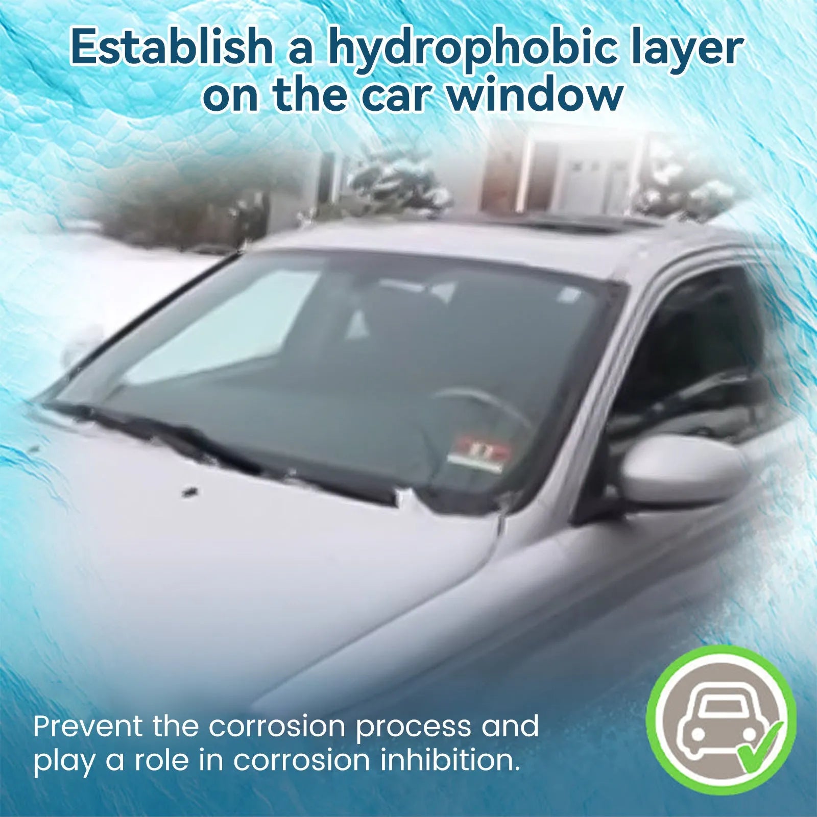 60ml car window de-icing spray bottle for winter windscreen ice removal