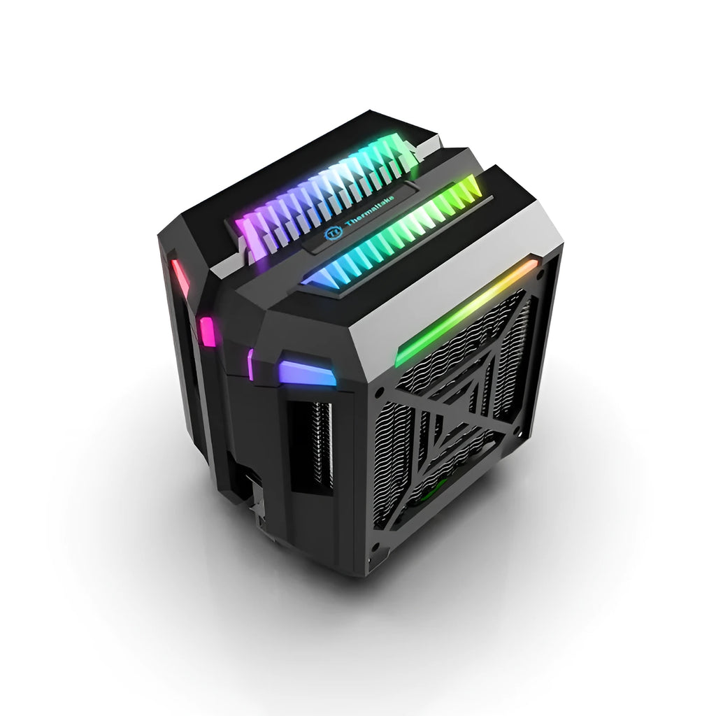 Touteng T400 CPU cooler with four copper heat pipes and ARGB fan