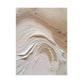 Handmade oil painting on canvas, 50 x 70cm frameless, cream wind entrance decoration in simple modern style