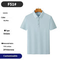 Men's loose fit cotton pullover work shirt in solid colour with short sleeves for summer