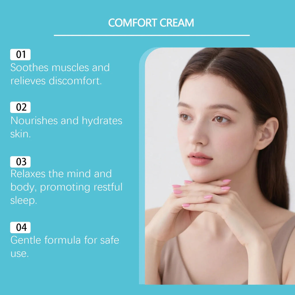 50g gentle hydrating moisturising cream in white jar with ingredients Shanjinchehua and glycerol