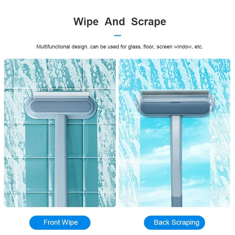 4-in-1 multifunctional hair removal brush with flannel head and detachable handle for pet hair and screen cleaning