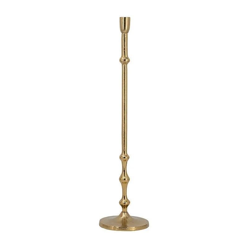 Handmade aluminium candlestick decoration for dining table candlelight dinner, three sizes available