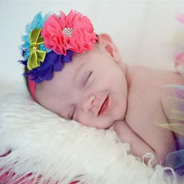 Newborn pettiskirt photography outfit with nylon skirt and hairband for 0-1 and 3-4 months baby girls