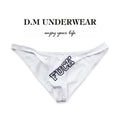 Low waist triangle shorts in black, white, or orange colours for couple wear